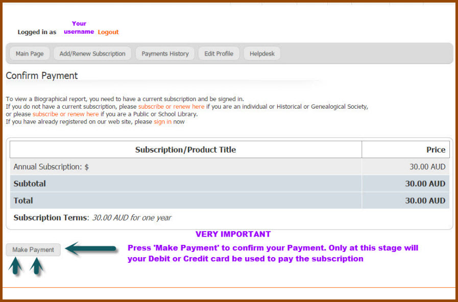 PayPal Screen 5 - Pay by Credit Debit Card - Final confirmation